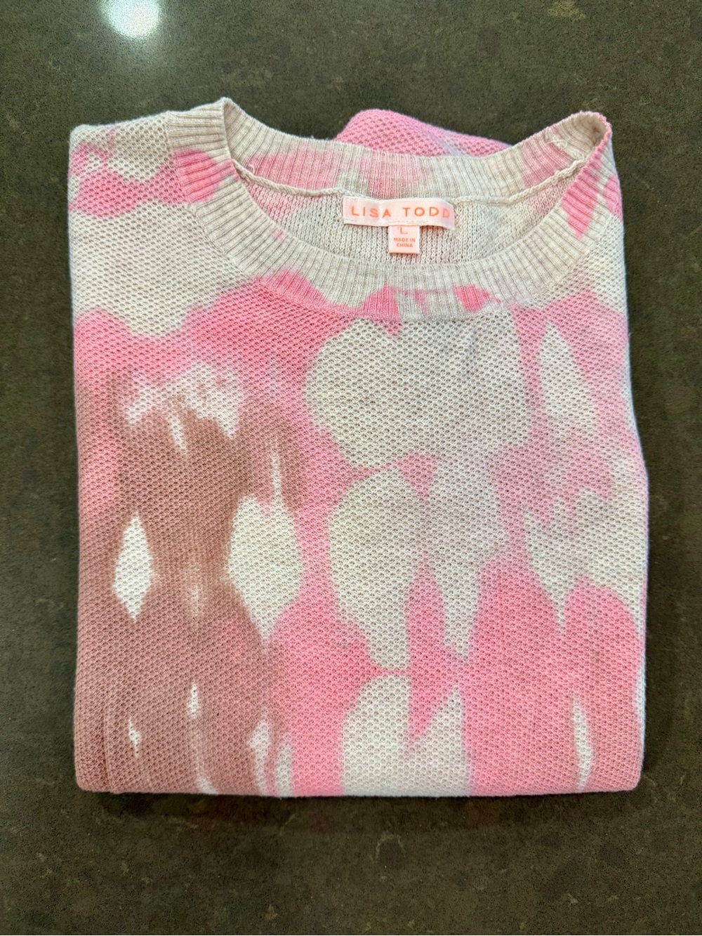 Lisa Todd Tie-Dye Crewneck Sweater